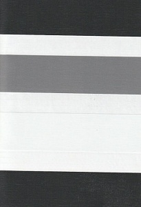Закрытые рулонные шторы день-ночь Салерно, серый 2002 купить в Краснознаменске с доставкой